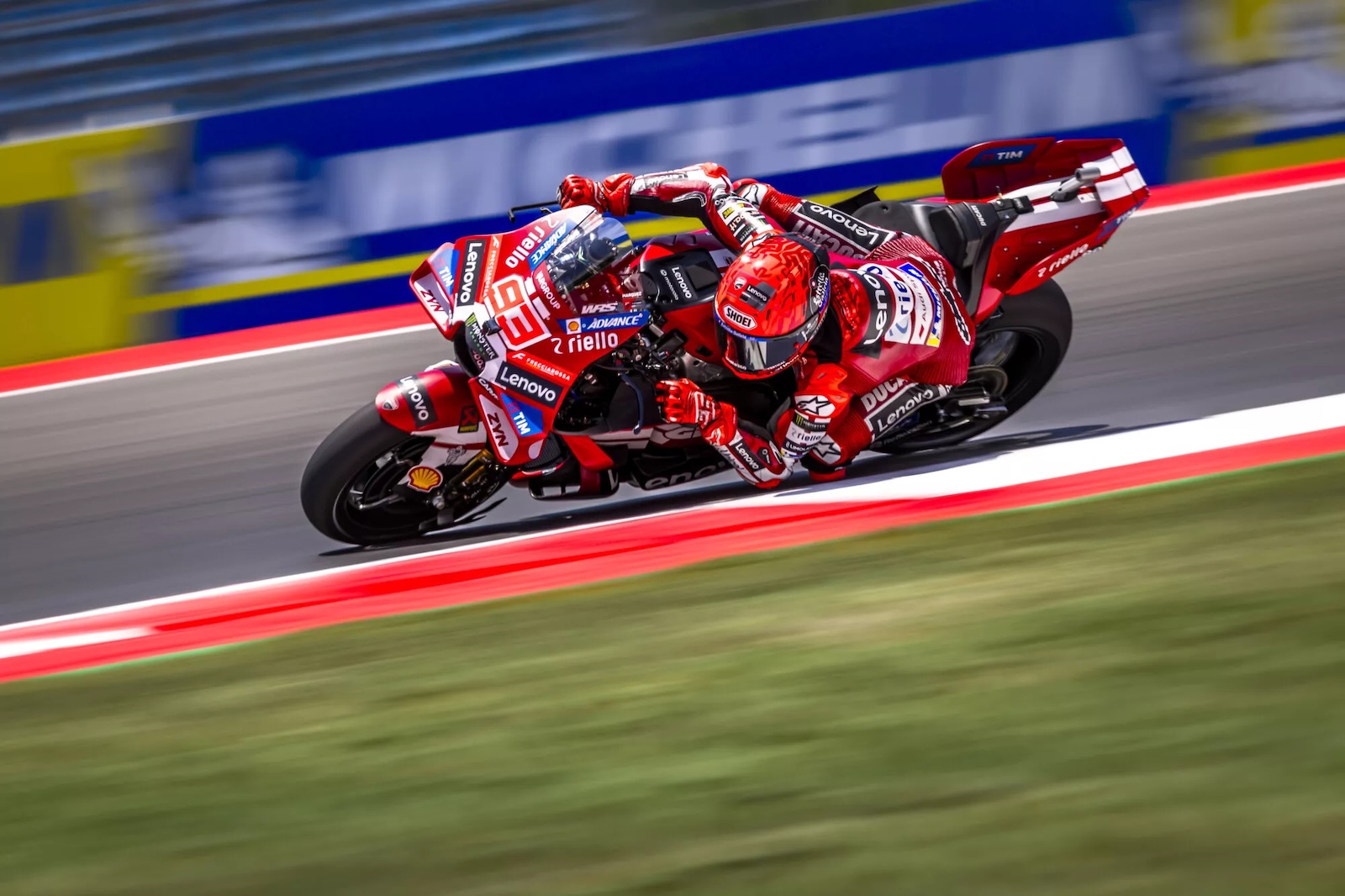 Marc Marquez sur le circuit de Mandalika en Indonesie