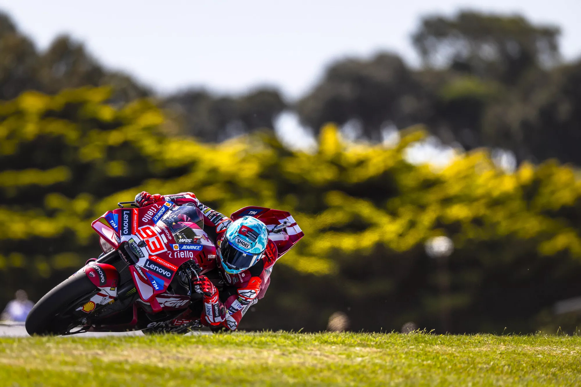 Marc Marquez sur le circuit de Phillip Island en Australie
