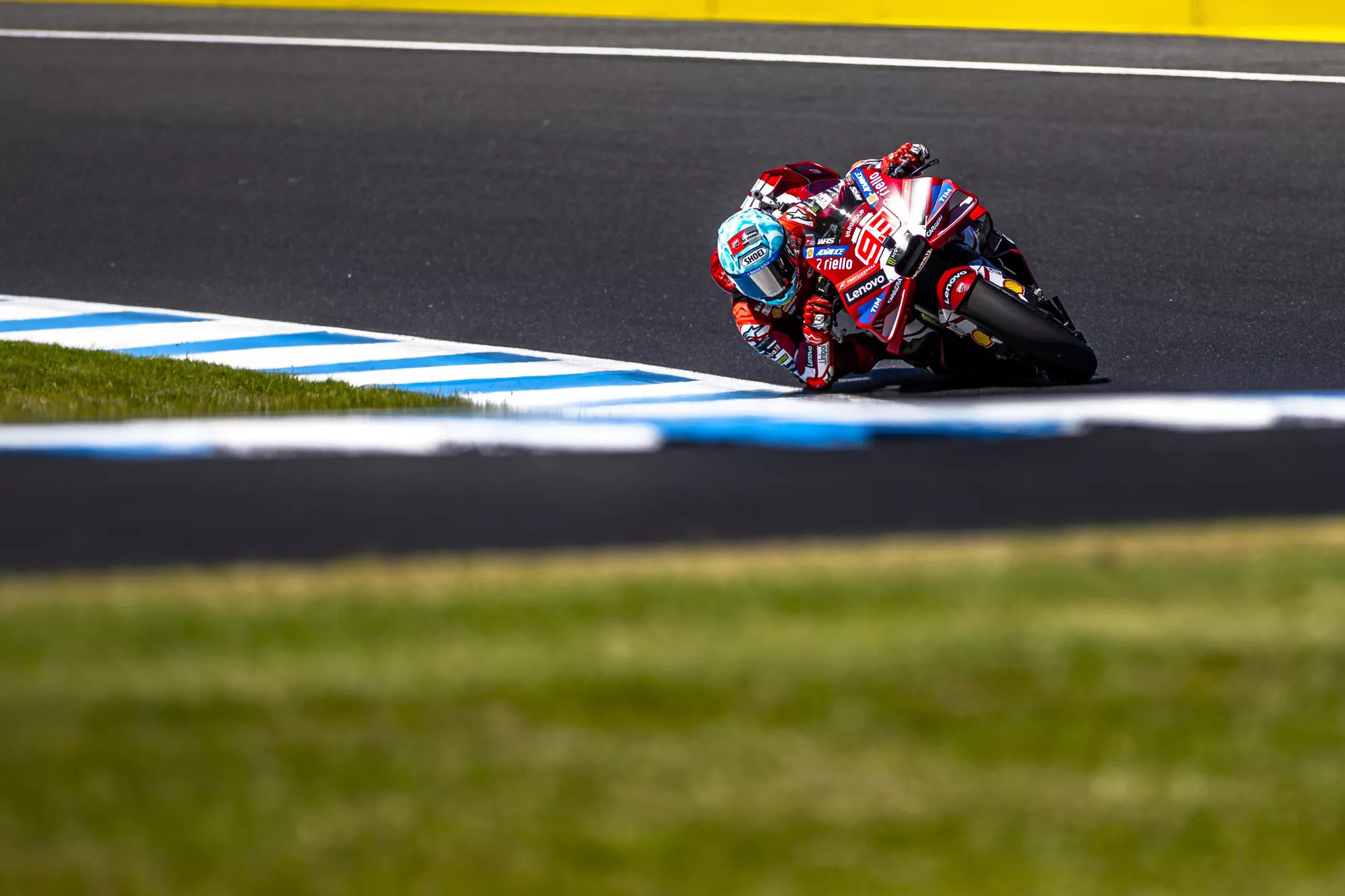 Marc Marquez sur le circuit de Phillip Island en Australie